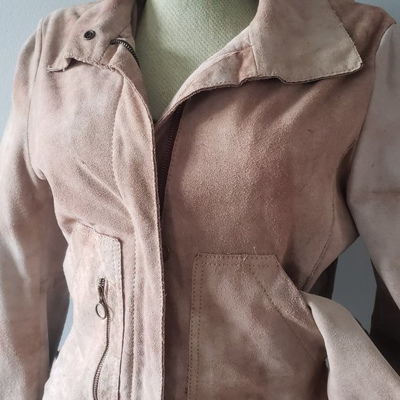 Mango Leather Jacket Sz Small - Picture 3 of 9